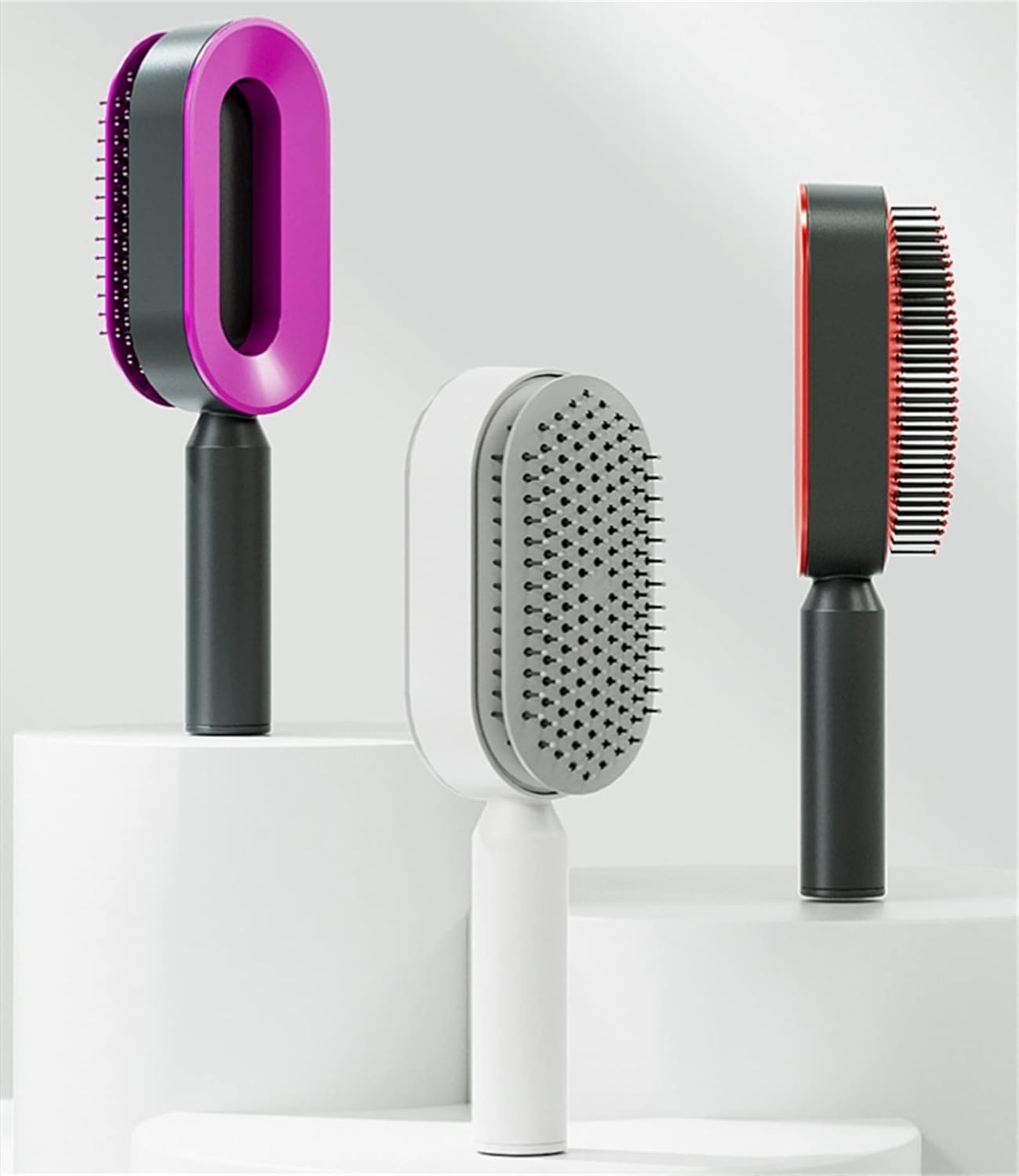 Self Cleaning Anti-Static Hair Brush